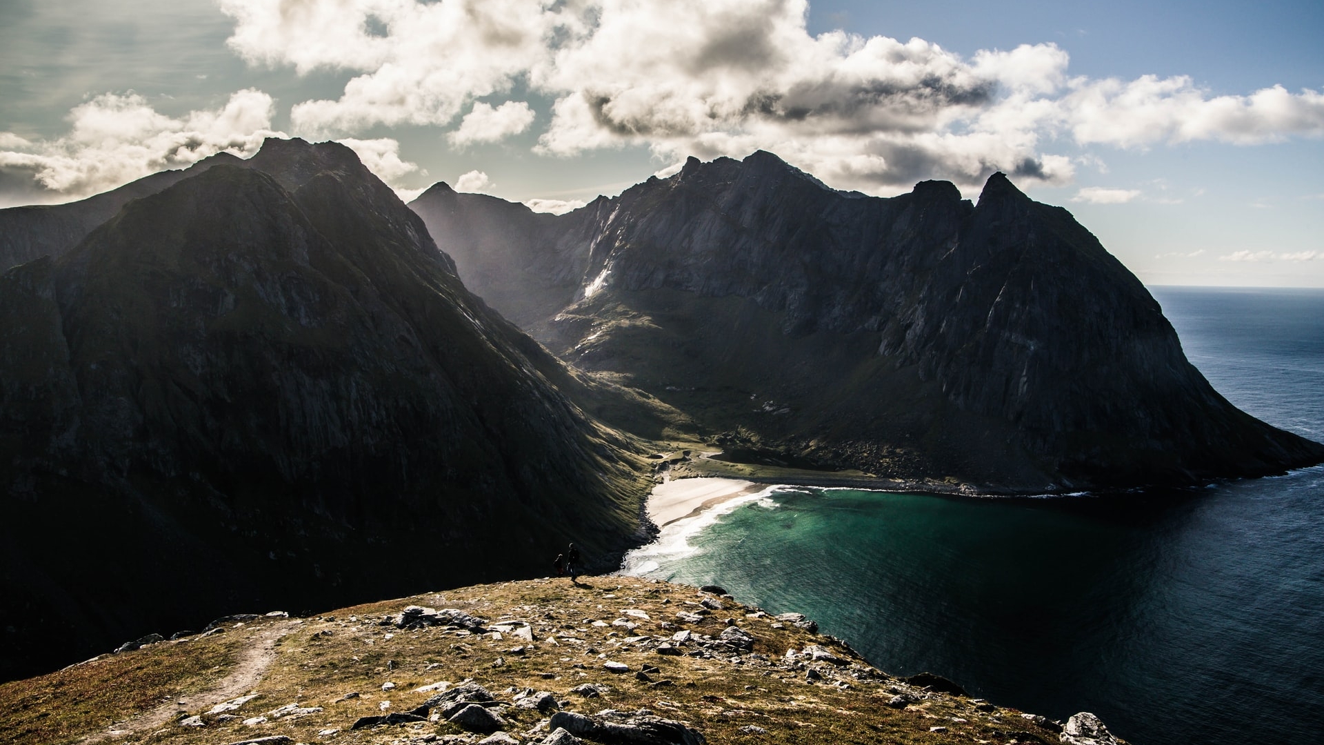 Alpenlandschaft im Sommer
