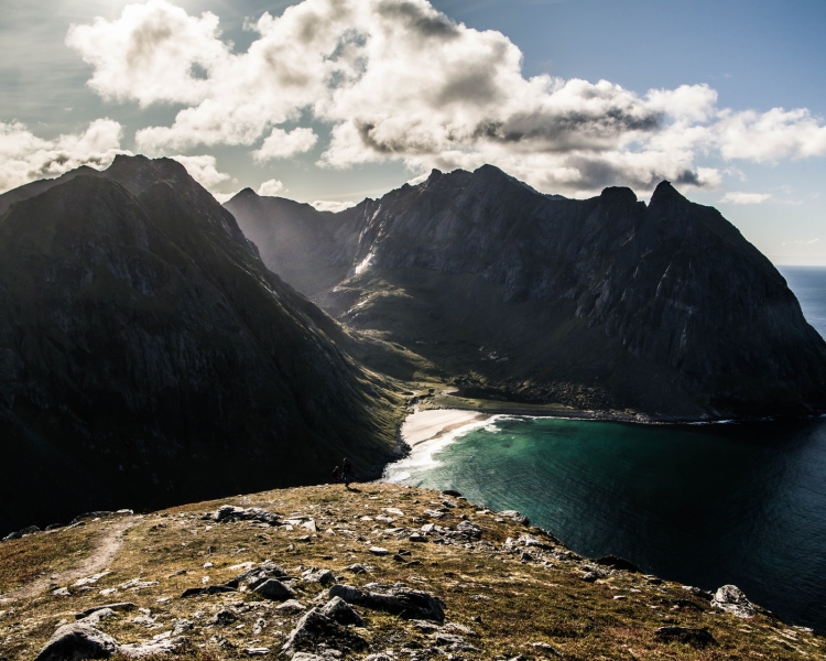 Alpenlandschaft im Sommer