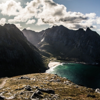 Alpenlandschaft im Sommer