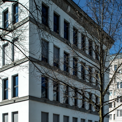 Außenansicht der BTV Bank Filiale in Winterthur in der Zürcherstrasse 14