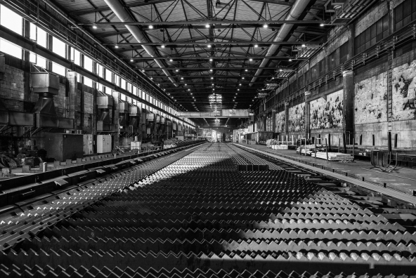 Industrie Produktion von Bauteilen