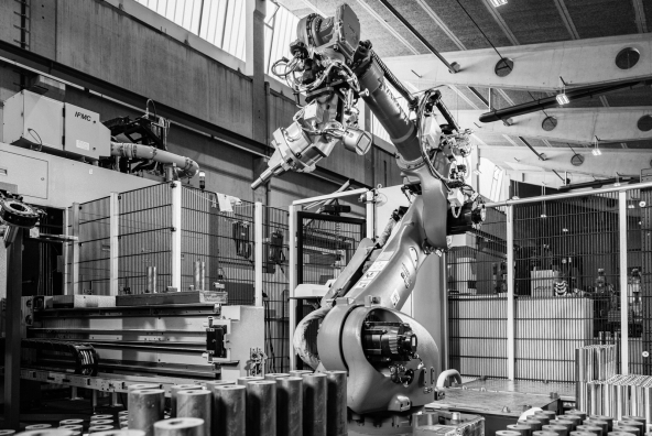 Roboter für Fertigung in Fabrik
