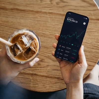 Kryptobörse ist über Smartphone erreichbar