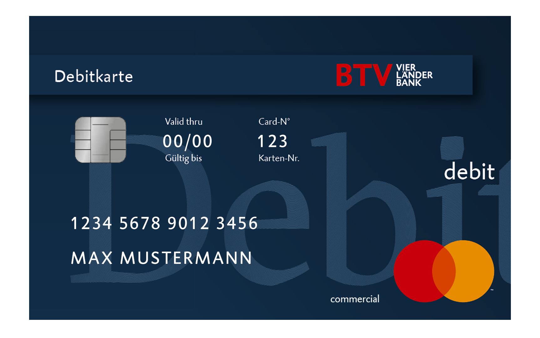 Debitkarte Vorderseite