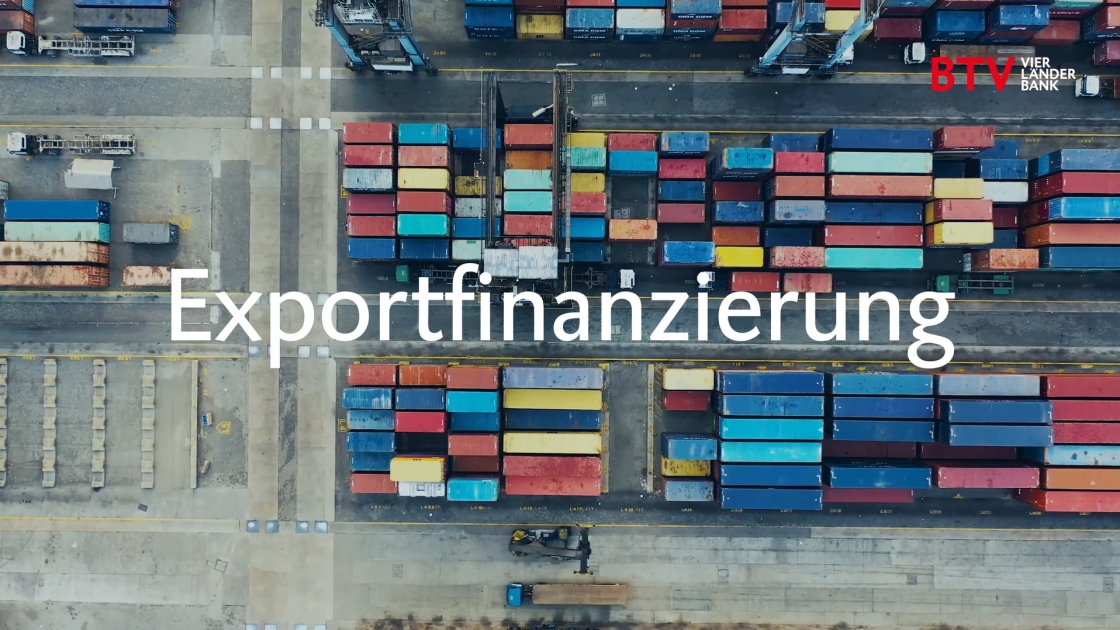 Container für Schiffstransport von oben