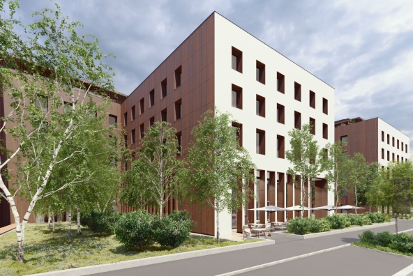Visualisierung von Bauprojekt West Park