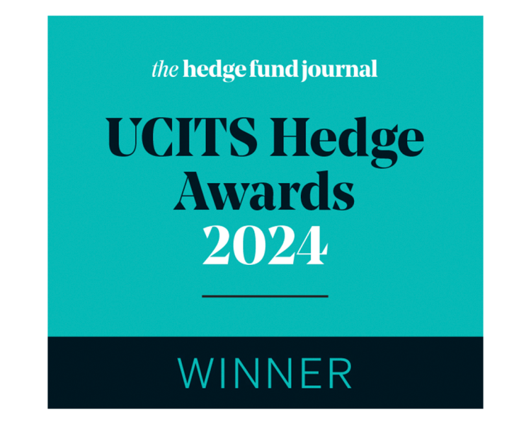 Abbildung Siegel UCITS Hedge Award