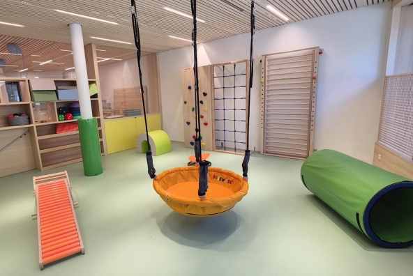 Spielraum im MUKKI Kindergarten in Dornbirn