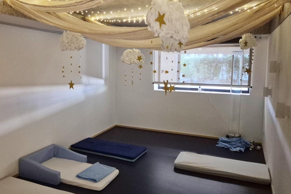 Kinderruheraum im MUKKI Kindergarten in Dornbirn