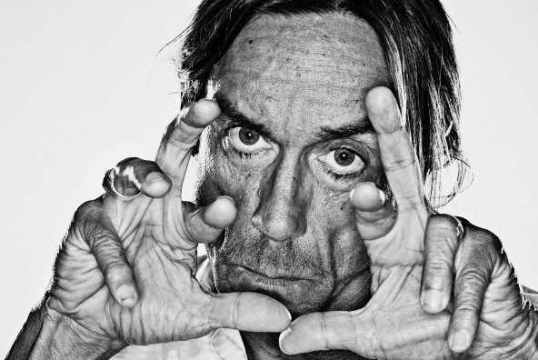 Portraitfoto von Iggy Pop, aufgenommen von Rainer Hosch im Jahr 2003