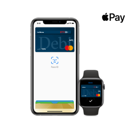 Apple Pay mit BTV Debitkarte