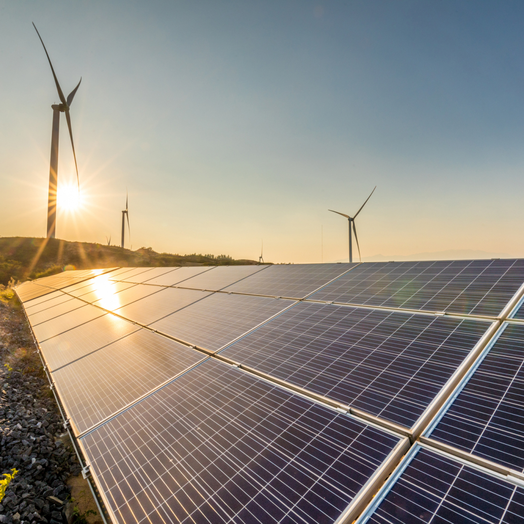 Solar und Wind Energie