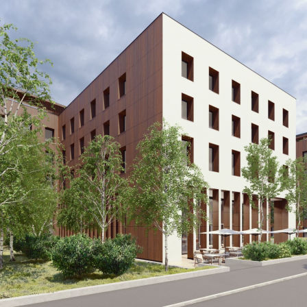Visualisierung von Bauprojekt West Park