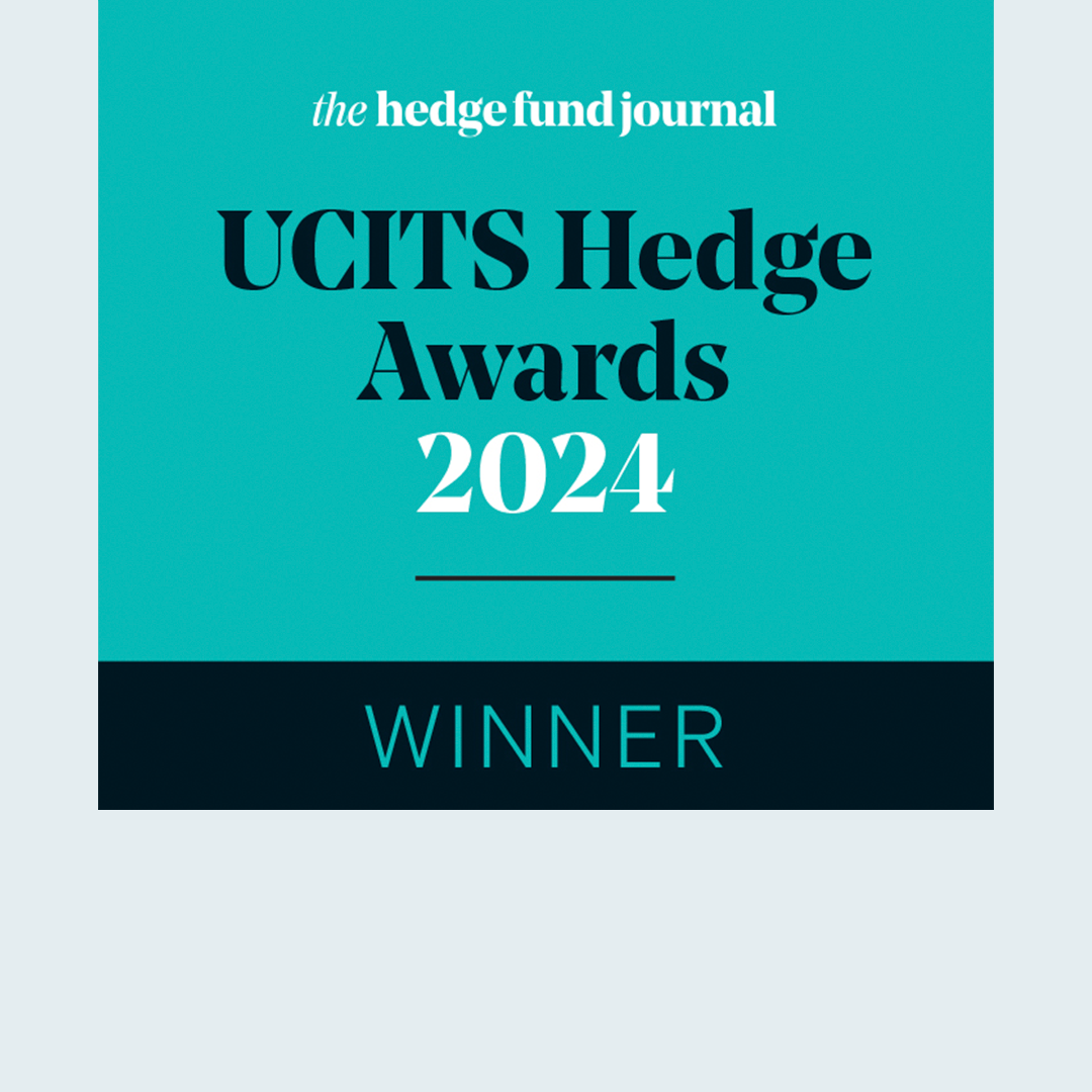 Abbildung Siegel UCITS Hedge Award 2024